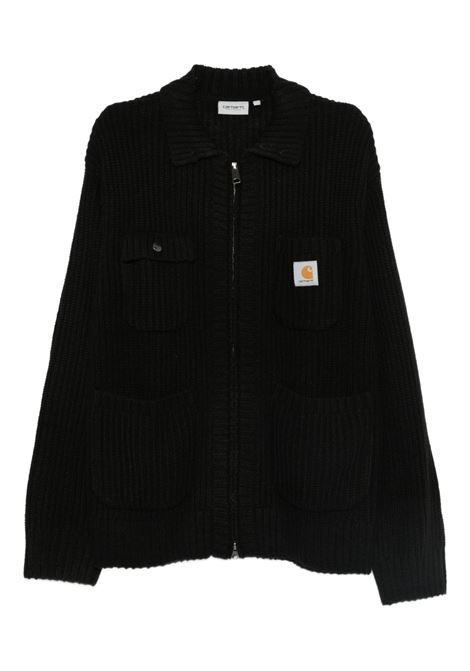 core knit jacket man black CARHARTT WIP | I03539989.XX